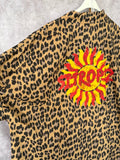 Camisa oversize print camel