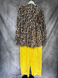 Blusa algodón animal print