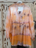 Blusa Palmeras naranja