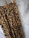 Pantalón print marrón
