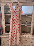 Vestido lunares rojos