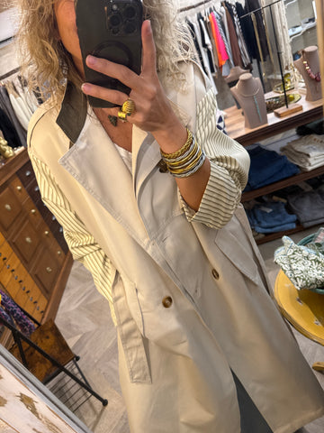 Gabardina Beige