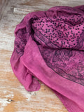 Pañuelo algodón rosa