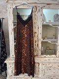 Vestido lencero print