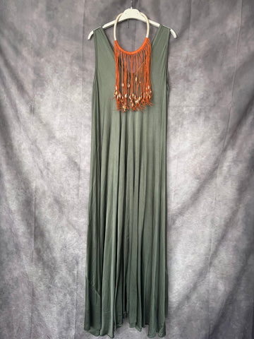 Vestido Amelia kaki