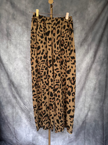 Pantalón print marrón