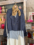 Chaqueta denim rayas
