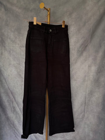 Vaquero negro bolsillo