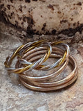 Pulsera Budista / Pan de Oro / CHAMPAGNE