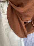 Camiseta larga abertura
