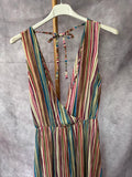 Vestido largo rayas