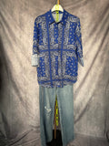 Camisa bandana azul