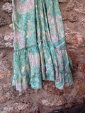Vestido largo seda