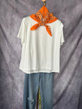 Camiseta pañuelo naranja