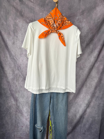 Camiseta pañuelo naranja