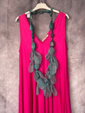 Vestido Amelia fucsia