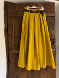 Pantalón palazzo mostaza