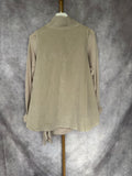 Chaleco terciopelo taupe