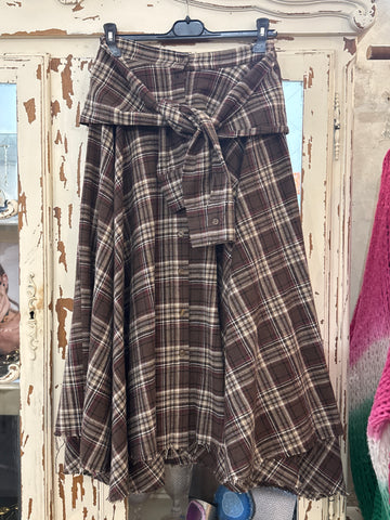 Falda cuadros