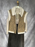 Chaleco borreguito print