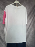 Camiseta Rayo fucsia