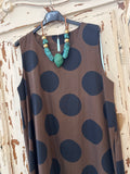 Vestido Maxi Topos corto