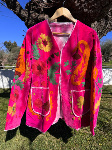 Chaqueta Terciopelo India