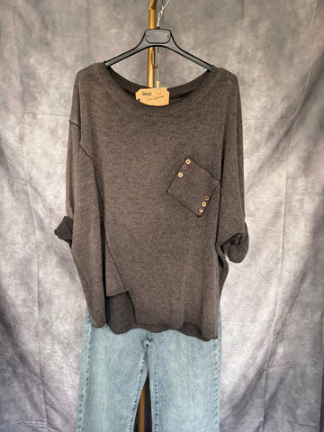 Jersey Bolsillo marrón