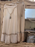 Pantalón lentejuelas blanco