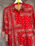 Camisa bandana roja