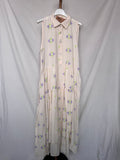 Vestido largo bordados