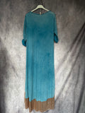 Vestido Boho lentejuelas azul