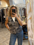 Chaleco militar gris