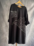 Vestido negro con lentejuelas