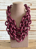 Collar eslabones caucho