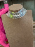Choker plateado