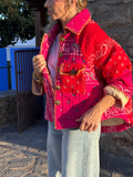 Cazadora Bandana Fucsia
