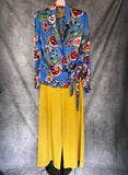 Blusa flores azul