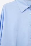 Camisa Oversize azul
