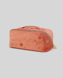 Neceser terciopelo naranja