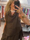 Top / Chaleco Lino