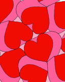 Abanico Corazones