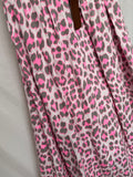 Falda print  flúor