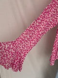 Blusa animal print fucsia
