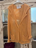 Chaqueta calada naranja