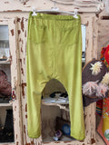 Pantalón baggy lentejuelas verde