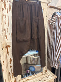 Pantalón baggy lino