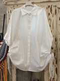 Camisa blanca lazos