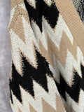 Chaqueta punto zigzag