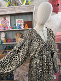Vestido corto animal print